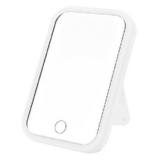 LED化妝鏡，17cm x 13cm, 白色三光