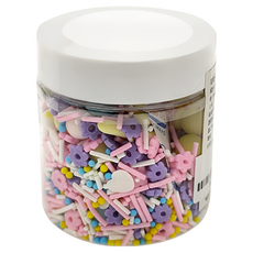 茂順食品 可食用裝飾糖果 花朵混款, 85g, 1罐