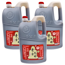 KONG YEN 工研 素食烏醋 業務用, 5L, 3桶