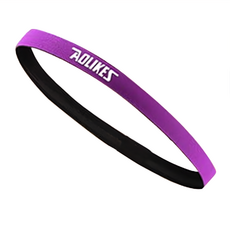 AOLIKES 奧力克斯 2101時尚導汗帶, 適合頭圍約52cm ~ 60cm, 紫色, 1件