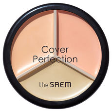 THe SaeM 得鮮 完美三色遮瑕膏, 修飾五官比例, 均勻膚色, 4.5g*3, 03 Correct Up Beige, 1個