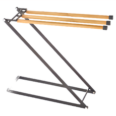 立式折疊抹布架 抹布/毛巾掛架, 420 x 130 x20cm, 無色, 1個