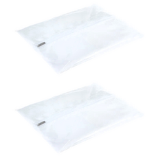 EVA霧面透明防水衣物西服防塵罩, 2個裝, 1組, 107 x 57cm