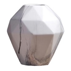 鑽石型/北歐高雅風 陶瓷花瓶, 大理石