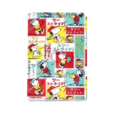 收納王妃 史努比小折疊鏡, 打棒球嚕, 1個