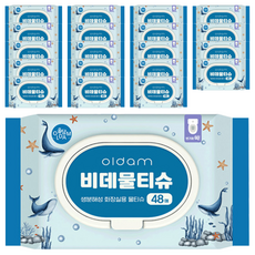 Oldam 鯨魚版廁所用濕紙巾 177g, 48張, 20包