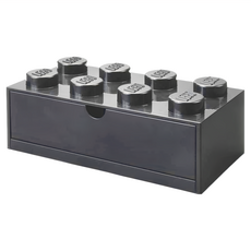 Room Copenhagen 桌上型8凸抽屜收納箱 887988013006 31.6 x 15.8 x 11.3cm, 黑色, 1層