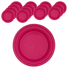 丞富塑膠 百貨King 中圓盤/免洗餐盤, 5個, 3組