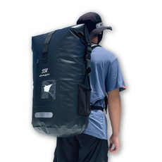 ButterFly Fish 蝴蝶魚 Manta防水背包 55L, 黑色