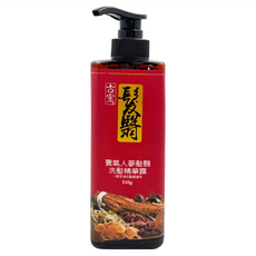 SOAPBERRY 古寶無患子 髮翳養氣人蔘洗髮精華露 一般及油性髮質適用 深層清潔頭皮, 550g, 1瓶