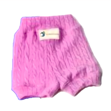 Babee Greens 喀什米爾羊絨短褲, 100% 美麗諾羊毛, 美國產, S, 花色隨機+顏色隨機