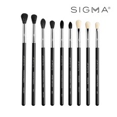 SIGMA BEAUTY 絕美輕奢眼妝刷具9件組, 1組, 黑色刷柄