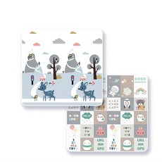 生活好事多 寶寶爬行墊 J 小鹿遊園 + 啟蒙日記, 180 x 200cm x 厚度10mm