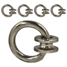 Ghost Blade 鬼刃 鐵板索環 Jigging Terminals 不鏽鋼材質 焊接環, 5入, 1組