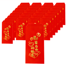金鷹牌 新年創意燙金紅禮袋/紅包袋, 50個