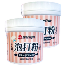 EverStyle 柏泰 泡打粉, 100g, 2罐