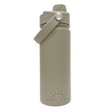 丹麥GRECH&CO 不鏽鋼直飲水壺, 420ml/540ml, 真空密封, 保溫保冷, 防滑防漏, 暖心灰, 1個