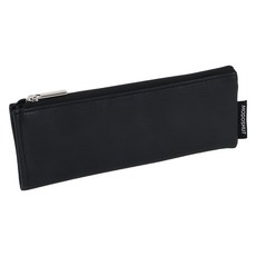 KUTSUWA 磁吸式可展開鉛筆盒 黑色 簡約設計 大容量收納, 1入