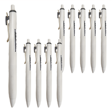 Uni 三菱 ball ONE 自動鋼珠筆，0.5mm，水性顏料，10支入, 黑色, 1盒