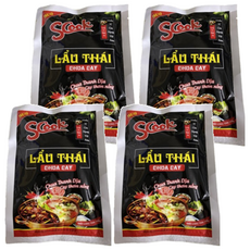 Scook 酸辣泰國鍋調味包, 100g, 4包