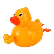 拉線造型動物洗澡玩具, 黃色小鴨子, 1個