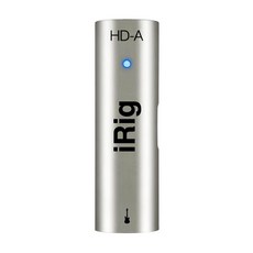 IK MULTIMEDIA 數位型吉他介面 99 x 30 x 21mm 35g, iRig HD-A, 銀色