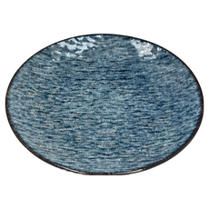WANDU 瓦讀 石紋淺盤-星空藍, 20.2 x 20.2 x 2.3cm, 1個