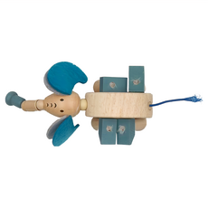 德德小品集 木製彈性動物 - 大象, 1個