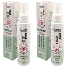 OMA&Baby 拭拭樂 防蚊液 天然植物溫和配方 2-3小時長效防蚊 不添加DEET 三歲以上孩童可安心使用, 100ml, 2瓶