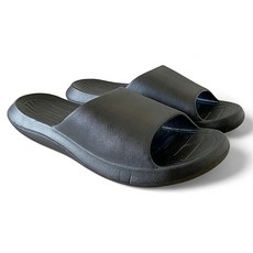 晴光系列 室內室外兩用拖鞋 台灣製 EVA乙烯, 霧黑, 1雙