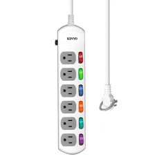 Kinyo 6開6插延長線 3孔, 4.5m, CG166-15, 1條