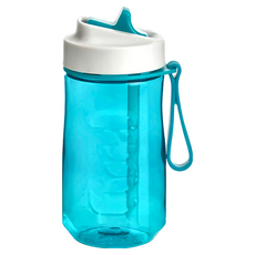 TRUDEAU 輕攜好握運動水壺, 450ml, 1個, 藍色