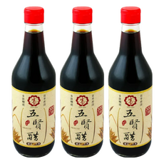 高印 五賢醋，增添獨特醋香與層次, 520ml, 3瓶