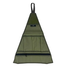 日月鉄工所 鉄男A字架配件 戰術側掛袋, 綠, 1個