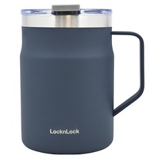 LocknLock 樂扣樂扣 都會馬克咖啡杯, 海軍藍色, 475ml, 1個