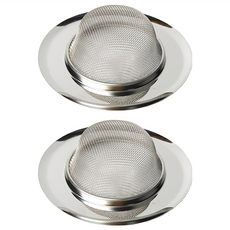 熱銷流理台排水孔過濾蓋 不鏽鋼廚房水槽過濾網, 2入