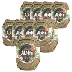 SEVY Aloha系列 編織線 80公尺 5入, 47 卡其棕色, 10捲