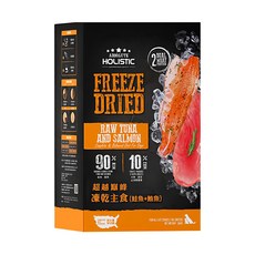 ABSOLUTE HOLISTIC 犬主食凍乾, 鮭魚 + 鮪魚, 360g, 1盒