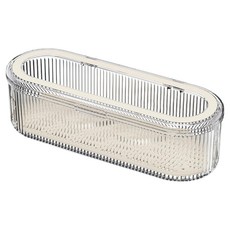 小麥購物 筷子收納盒 瀝水盒款 L310, 奶油白, 1個