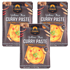 deSIAM 暹羅泰式黃咖哩膏, 70g, 3包