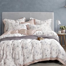 貝淇小舖 60支萊賽爾天絲 加大床包兩用被四件組 －觸感柔滑、透氣舒適