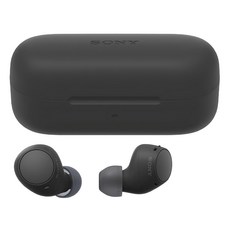 SONY 索尼 真無線立體聲耳機 DSEE技術 11小時電池續航力 搭配充電盒總聆聽時間達22小時 可單耳使用, WF-C510, 黑色