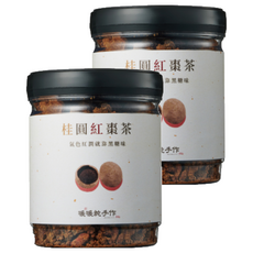 暖暖純手作 黑糖桂圓紅棗茶, 真材實料, 無添加香精/防腐劑/咖啡因, 180g, 1罐, 2罐