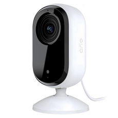 Arlo Essential 第二代室內雲端無線WiFi網路攝影機 VMC3060, 2K影像畫質, 130度廣角鏡頭, 紅外線夜視, 雙向語音通話, 1台