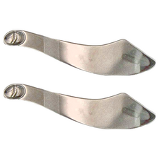 Solone 彎月細緻底妝抹刀, NO.4240-2, 2支