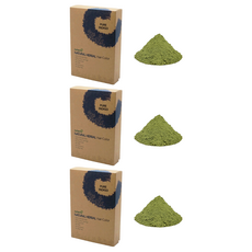 nahemi 娜禾蜜 草本增色護髮粉 100g- 遮蓋灰白髮 無化學 無PPD 無阿摩尼亞, 靛紫藍, 3盒