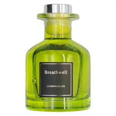 Breathwell 家居香薰組 彩色綠色瓶, 檸檬草, 125ml, 1瓶