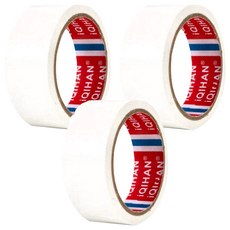 iQIHAN 高黏度強力布膠帶 30mm x 20m 白色, 3捲