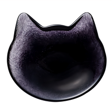 ADERIA Coconeco 貓咪皿 11 x 12.8cm, 黑喵, 1個