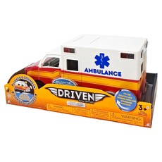 DRIVEN by BATTAT 小型救護車，燈光和聲音效果，3歲以上適用, 1盒